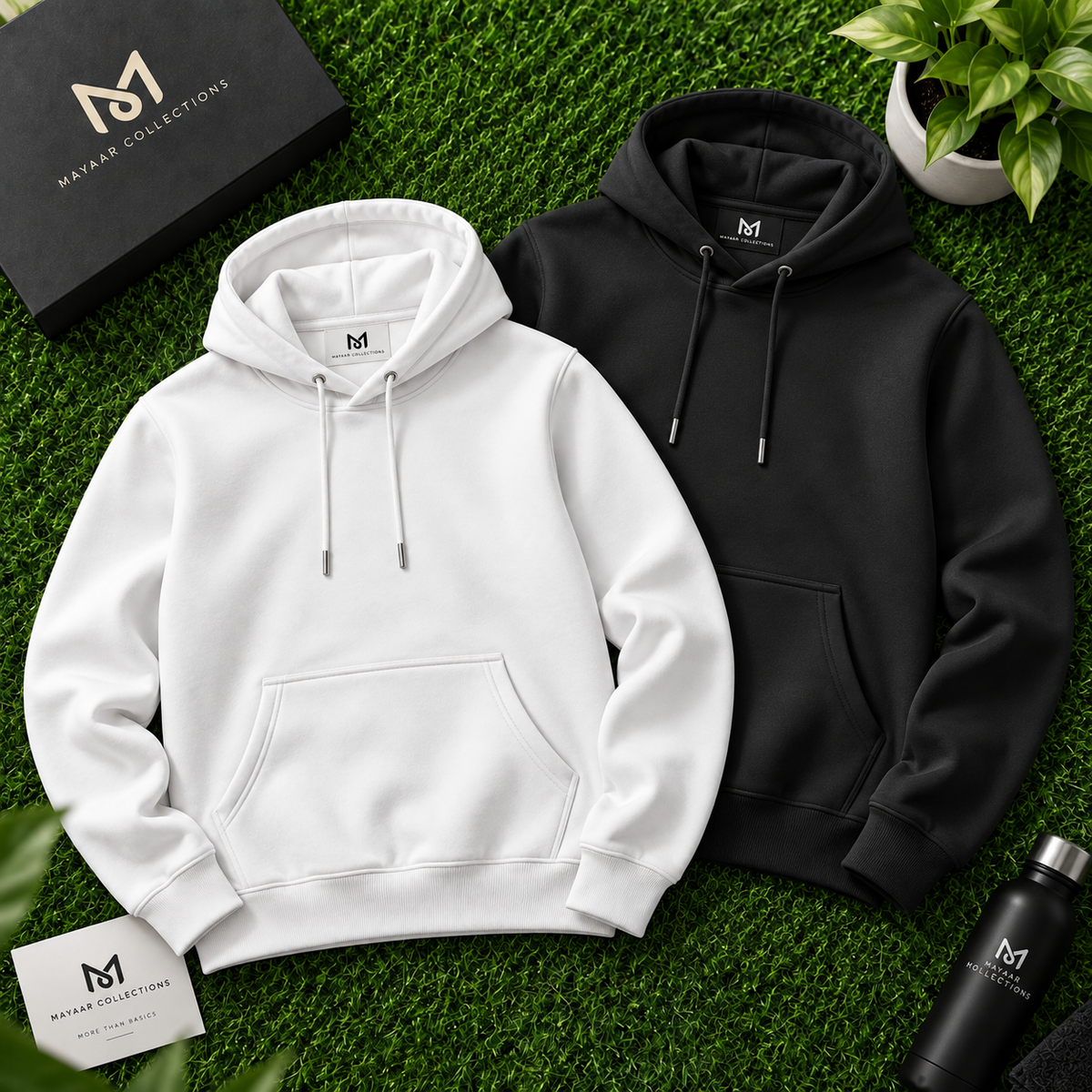 Pack of 2 Premium Basic Hoodies Pullover