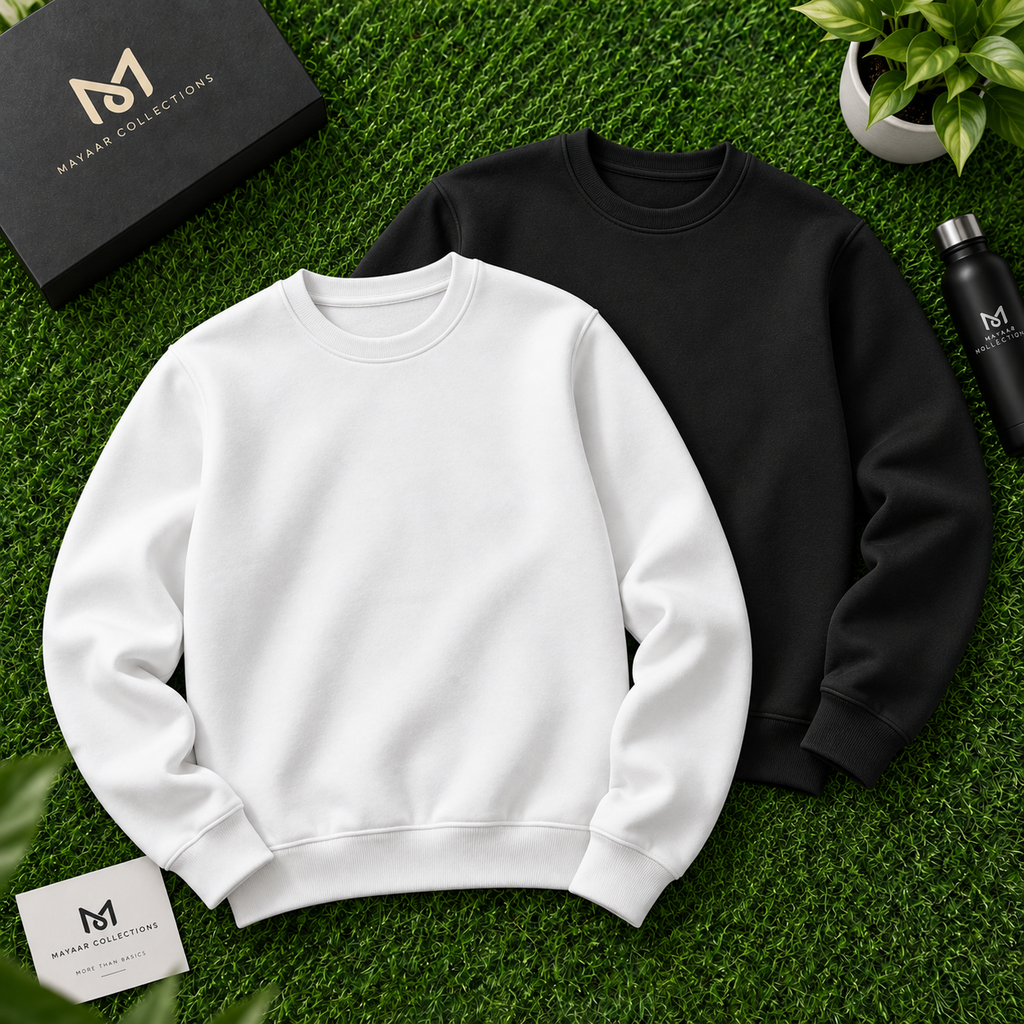 Pack of 2 Premium Basic Sweatshirts