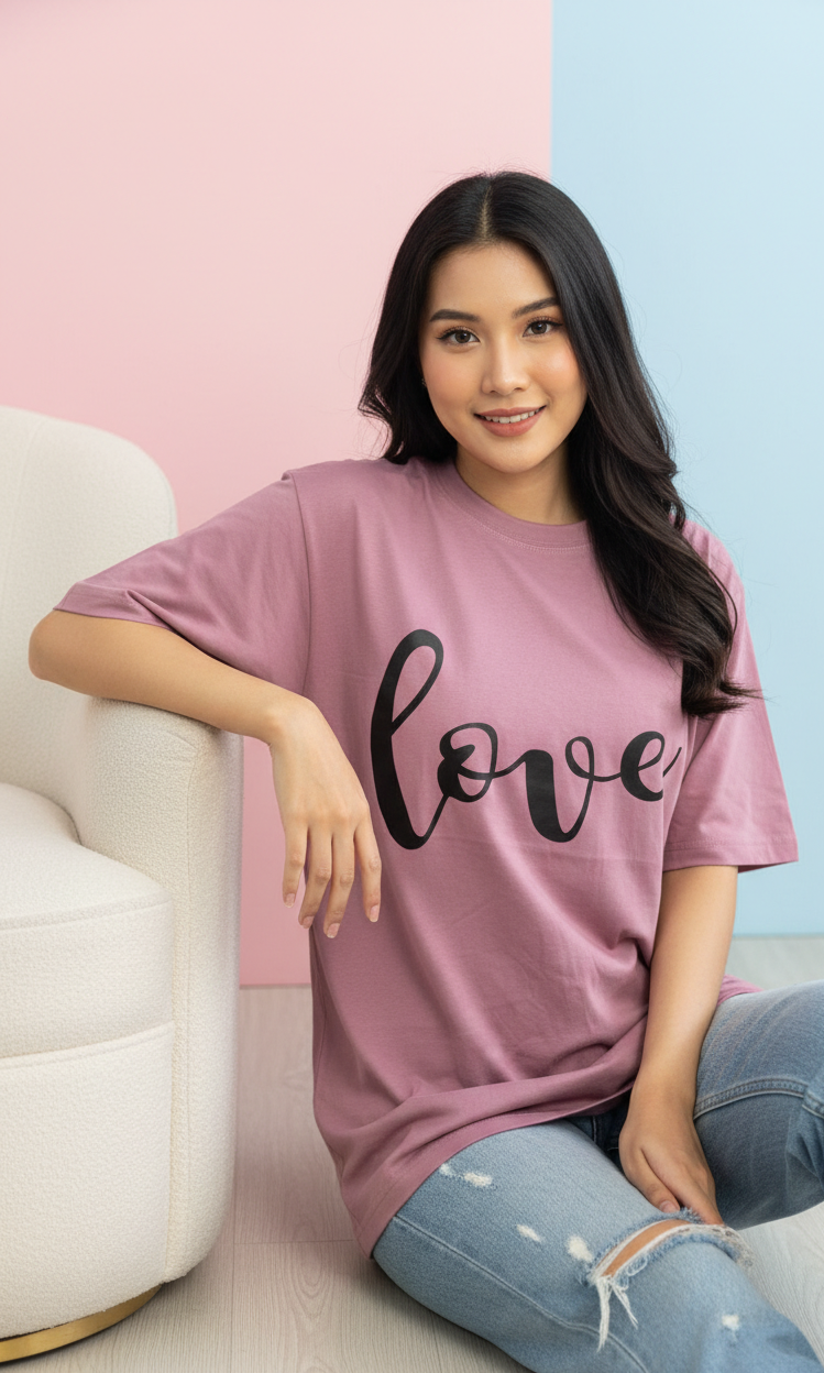 Women's Pink Daisy Casual Graphic T-Shirt | Short Sleeve Crew Neck - Mayaar Collections