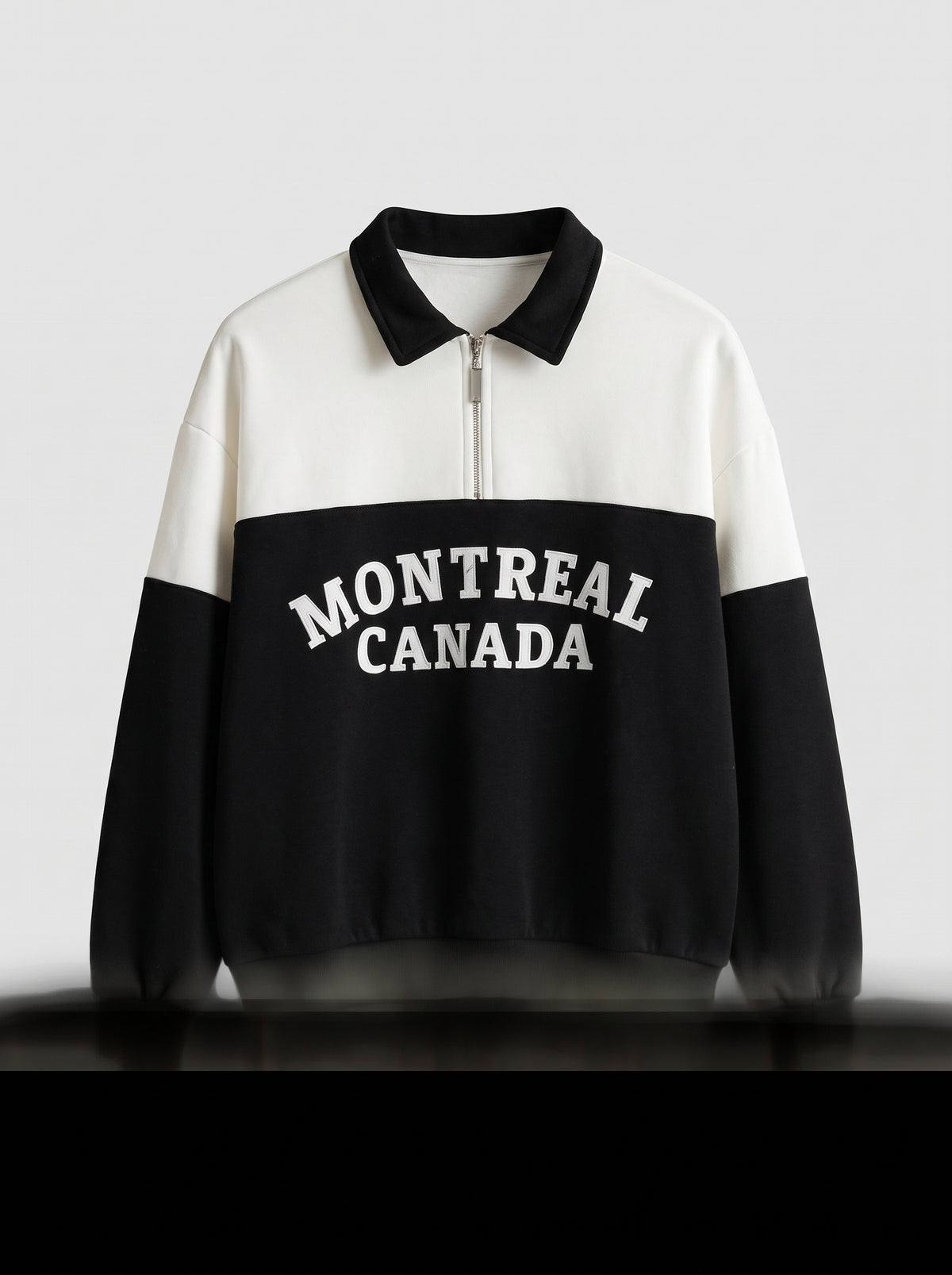 Men’s Black & White Hoodie – Pullover Long Sleeve Casual Sweatshirt for Gym & Everyday Wear