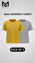 Pack of 2 Men’s Casual Short Sleeve Crew Neck Tees - Mayaar Collections