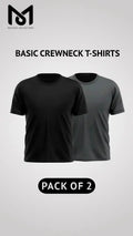 Pack of 2 Men’s Casual Short Sleeve Crew Neck Tees - Mayaar Collections